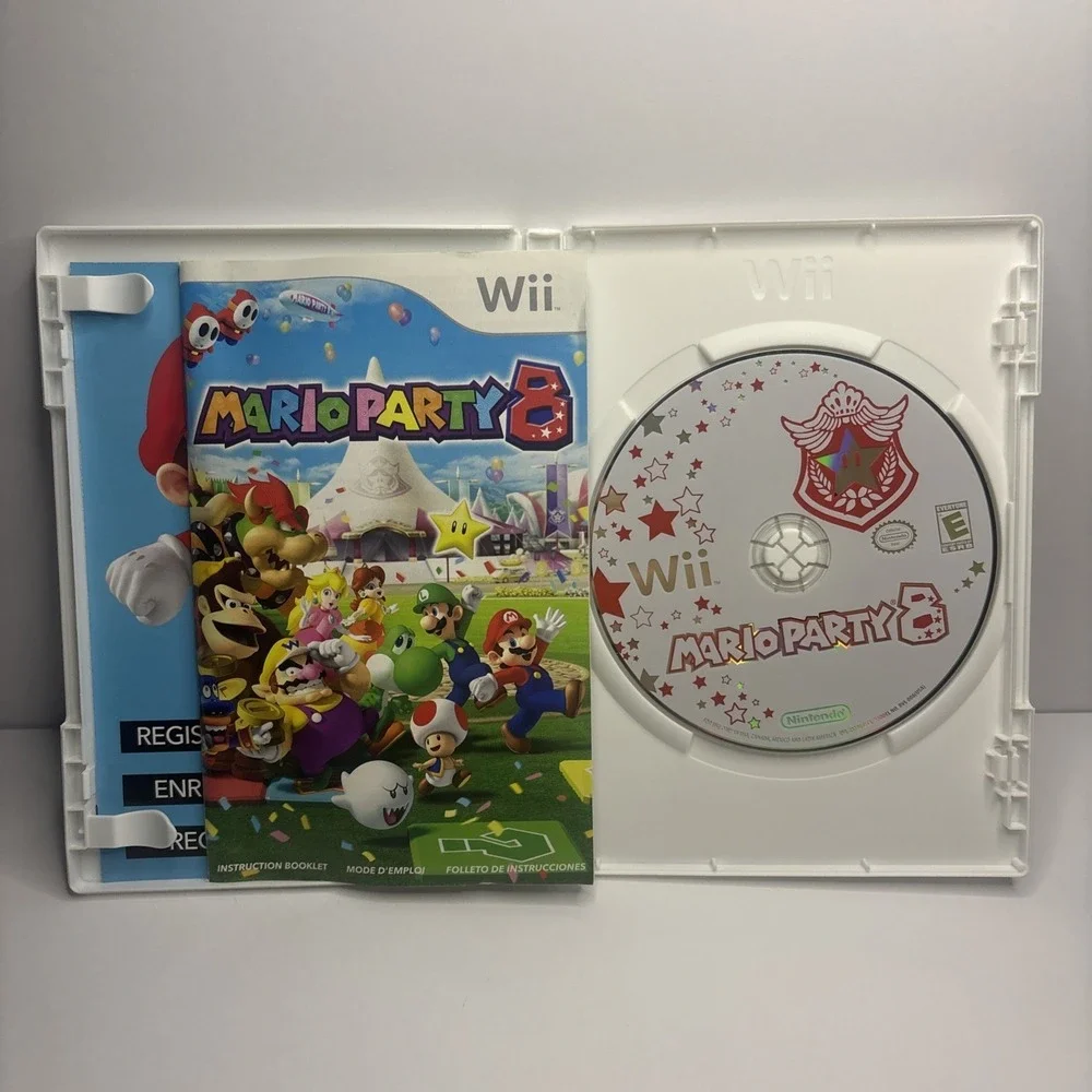 Mario Party 8 (Nintendo Wii, 2006) CIB TESTED EXCELLENT
